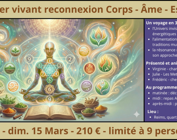 1 affiche évènement Atelier C A E 15 mars